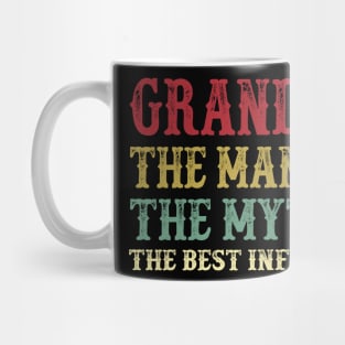Grandpa - The Man - The Myth - The Best Influence Father's Day Gift Papa Mug